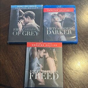 Fifty Shades of Grey 1, 2, and 3